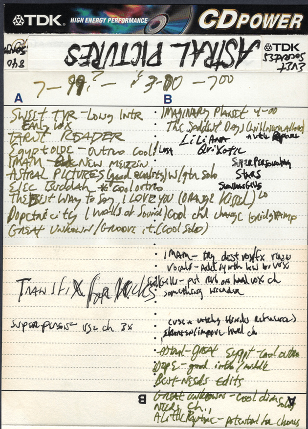 Scanned cassette archive image: 2000 Astral Pictures Cass